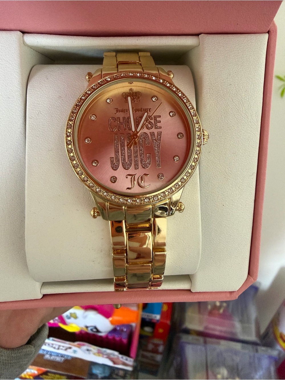 Juicy Couture Gold-Tone choose juicy watch